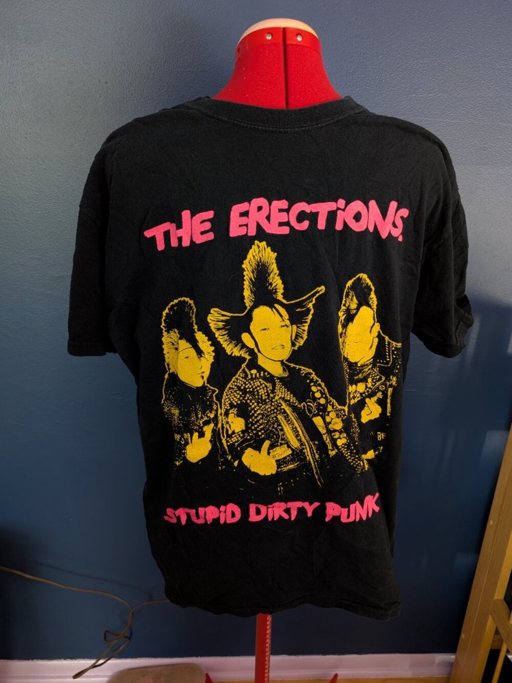 The Erections Punk Band Shirt sz XL